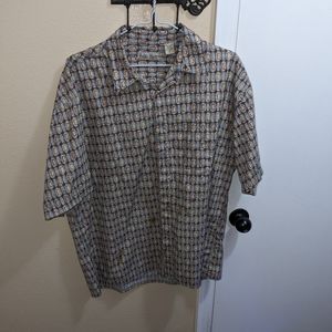 Men's Hollis River XL Button Down Short Sleeve Shirt